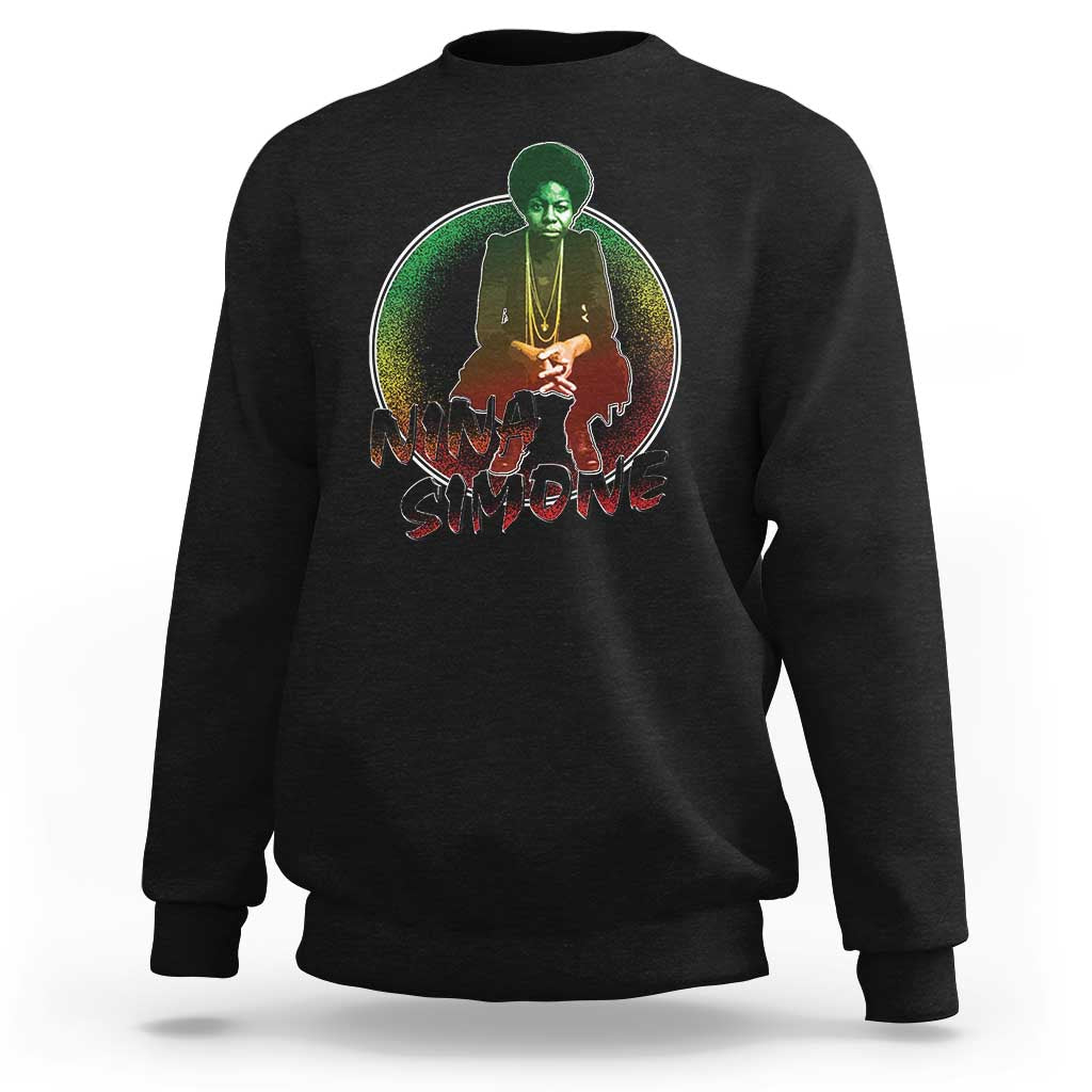 Nina Simone Sweatshirt Black Women History Pride