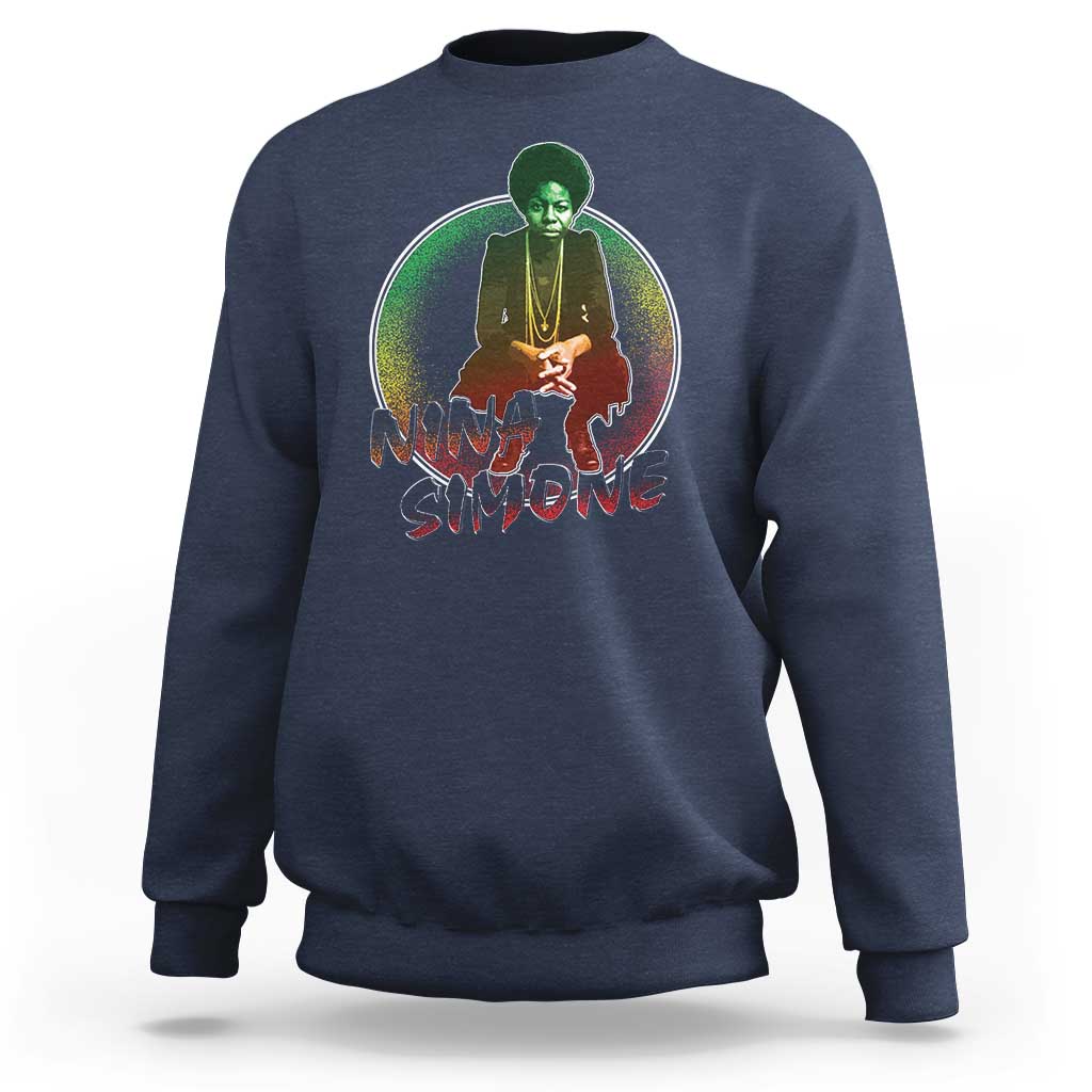 Nina Simone Sweatshirt Black Women History Pride