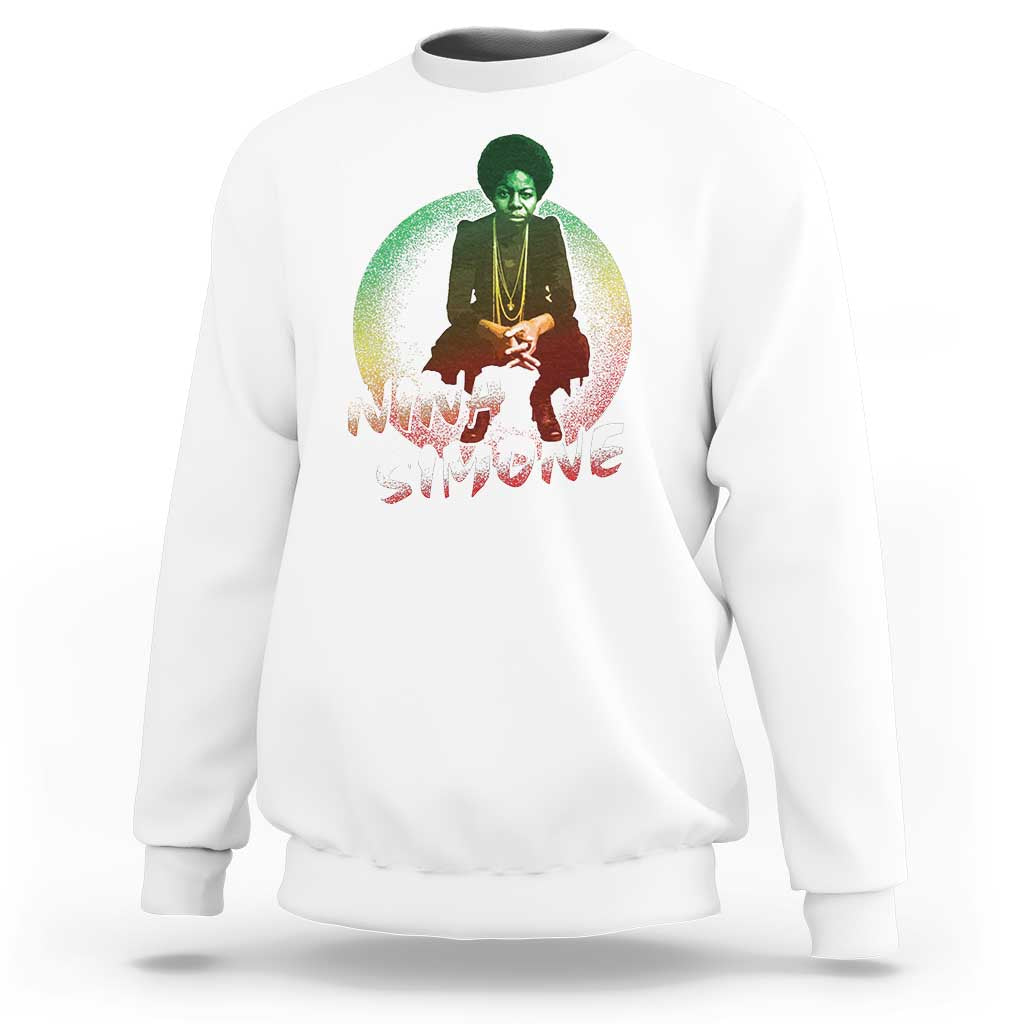 Nina Simone Sweatshirt Black Women History Pride