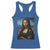 Black Women Pride Racerback Tank Top Melanin Mona Lisa Afro Queen Aesthetic Black History