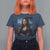 Black Women Pride T Shirt For Women Melanin Mona Lisa Afro Queen Aesthetic Black History