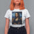 Black Women Pride T Shirt For Women Melanin Mona Lisa Afro Queen Aesthetic Black History