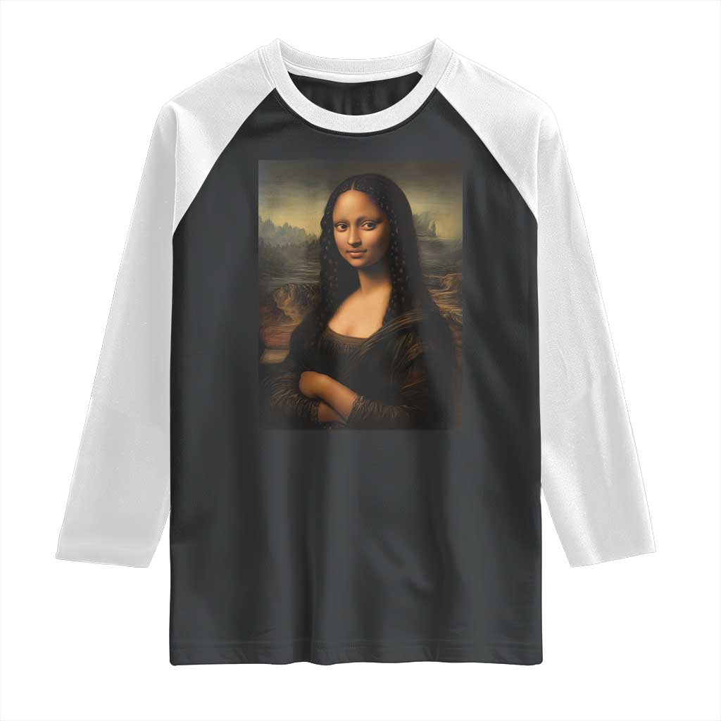 Black Mona Lisa Raglan Shirt Melanin Pretty Aesthetic Black History