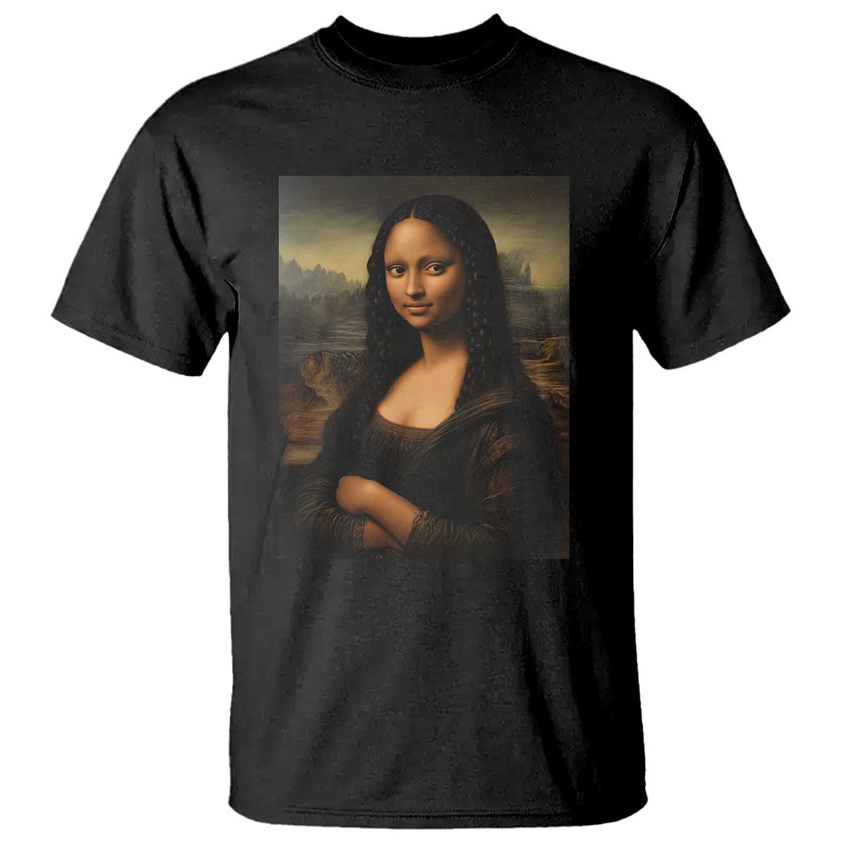 Black Mona Lisa T Shirt Melanin Pretty Aesthetic Black History