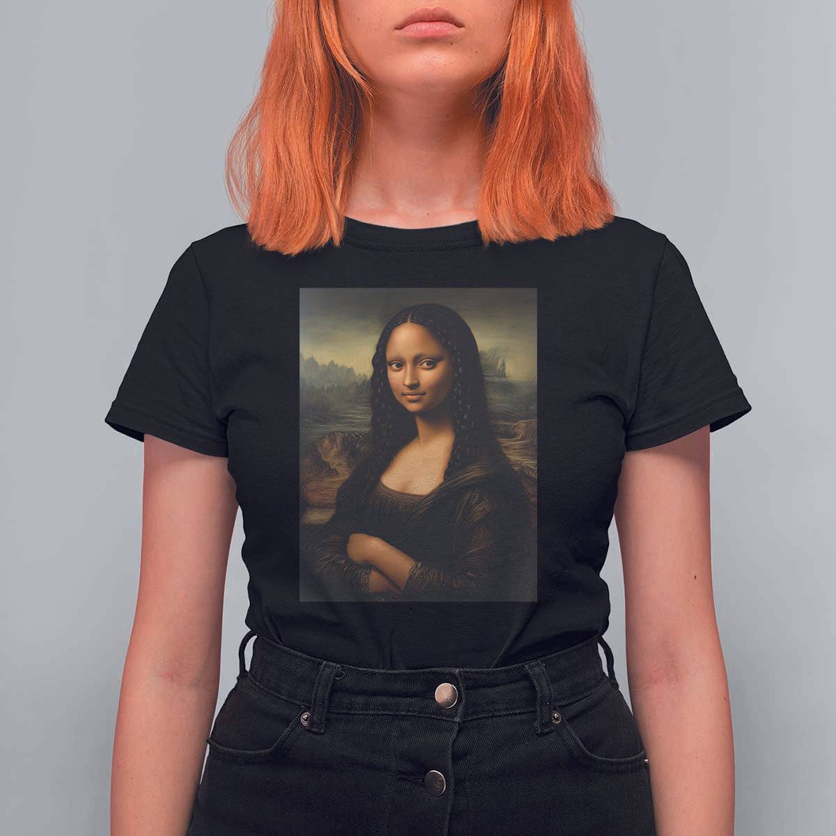 Black Mona Lisa T Shirt For Women Melanin Pretty Aesthetic Black History