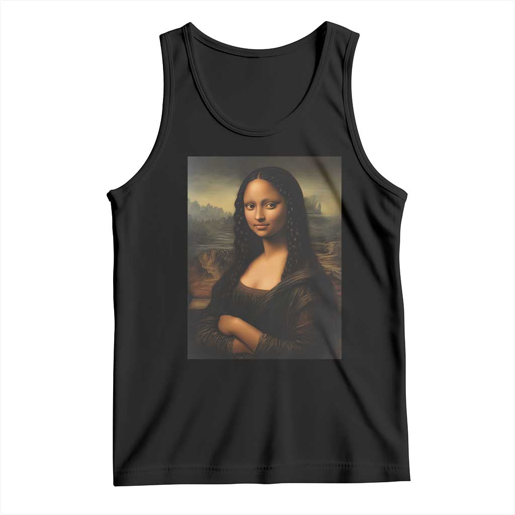 Black Mona Lisa Tank Top Melanin Pretty Aesthetic Black History