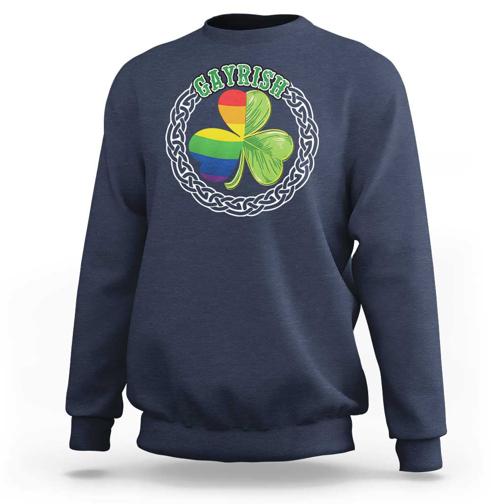 Gayrish Funny St. Patrick's Day LGBT Sweatshirt