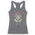 Rainbow Celtic Claddagh Cross Racerback Tank Top