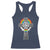 Rainbow Celtic Claddagh Cross Racerback Tank Top