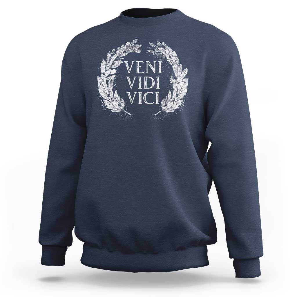Julius Caesar Veni Vidi Vici Sweatshirt Latin Roman History