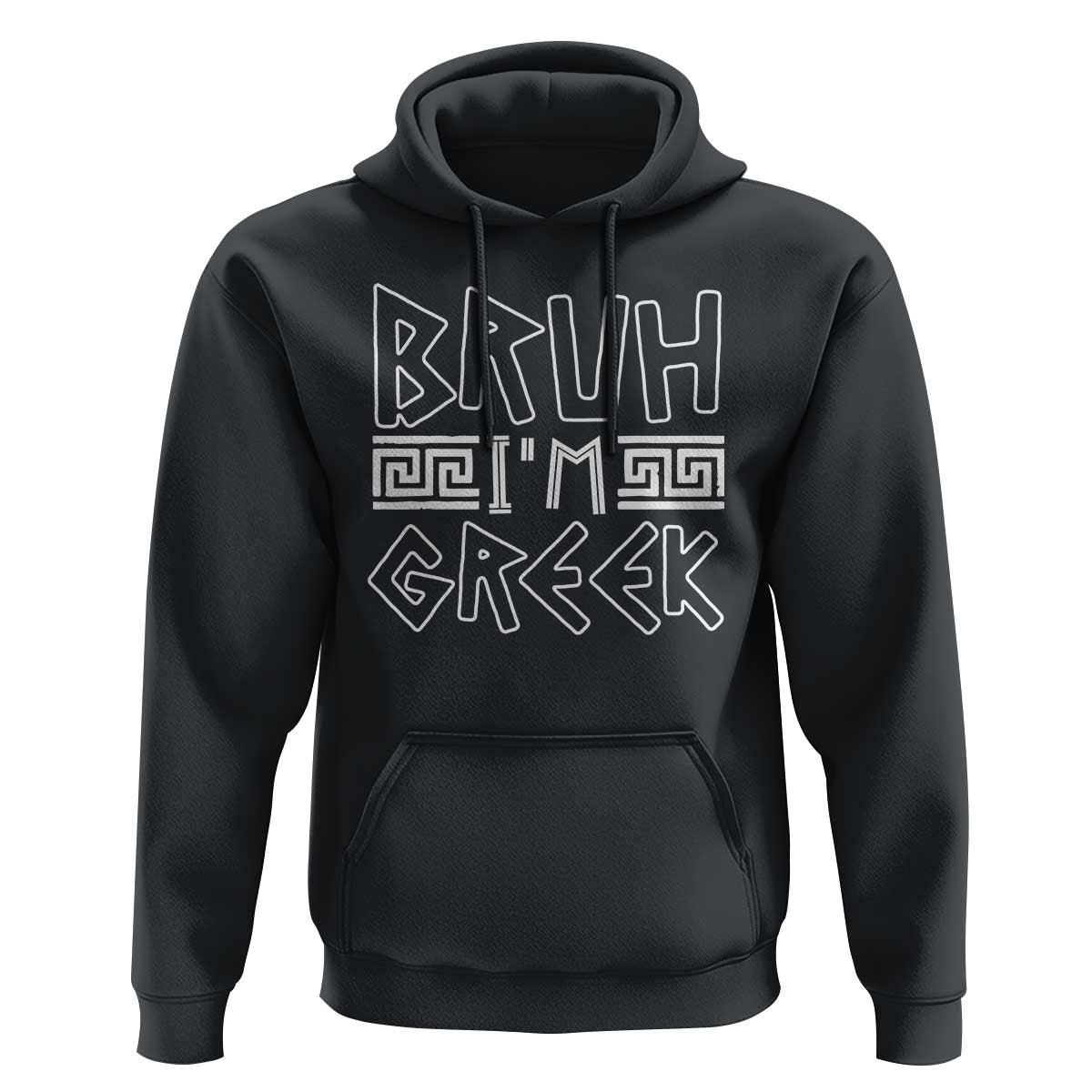 Proud Greece Hoodie Bruh I'm Greek