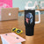 Greek American Pride Tumbler With Handle Greece Spartan Helmet