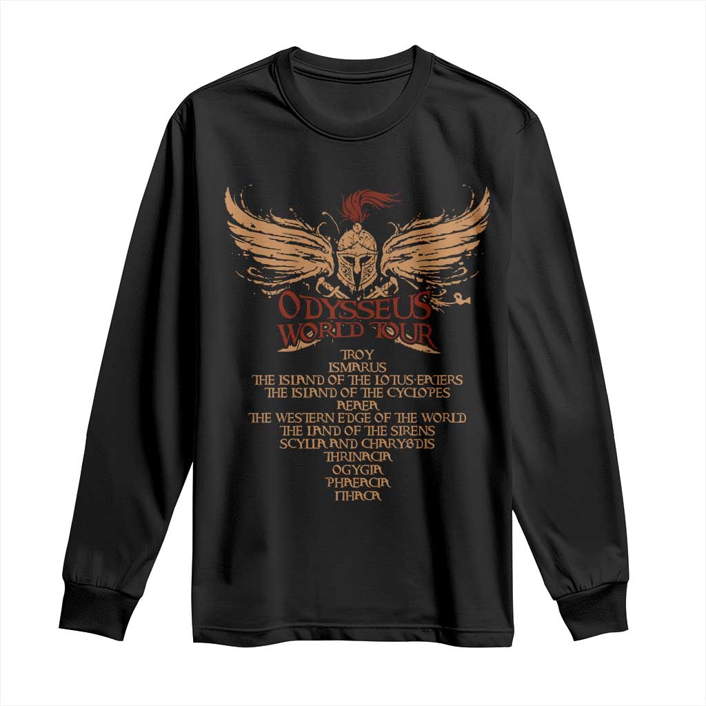 Odysseus World Tour Long Sleeve Shirt Ancient Greek Epic Mythlogy
