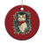 Xmas Cat Christmas Ornament Vintage Kitten Victorian Royal Holly - Wonder Print Shop