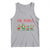 Funny Christmas Cat Tank Top Ew People Green Cat Santa