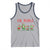 Funny Christmas Cat Tank Top Ew People Green Cat Santa