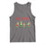 Funny Christmas Cat Tank Top Ew People Green Cat Santa