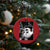 Funny Christmas Cat Selfie With Santa Christmas Ornament - Wonder Print Shop