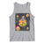 Funny Christmas Cat Tank Top Santa Cat Hamburger Lover Galaxy Outer Space