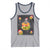 Funny Christmas Cat Tank Top Santa Cat Hamburger Lover Galaxy Outer Space