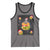 Funny Christmas Cat Tank Top Santa Cat Hamburger Lover Galaxy Outer Space