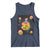 Funny Christmas Cat Tank Top Santa Cat Hamburger Lover Galaxy Outer Space