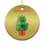 Funny Xmas Cat Christmas Ornament You Are A Meow One Mr. Cat Green Cat - Wonder Print Shop