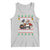 Funny Xmas Grilling Tank Top Smokey Christmas BBQ Santa Grill Roast On Smoker