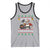 Funny Xmas Grilling Tank Top Smokey Christmas BBQ Santa Grill Roast On Smoker