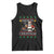 Funny Xmas Grilling Tank Top Smokey Christmas BBQ Santa Grill Roast On Smoker