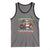 Funny Xmas Grilling Tank Top Smokey Christmas BBQ Santa Grill Roast On Smoker