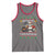 Funny Xmas Grilling Tank Top Smokey Christmas BBQ Santa Grill Roast On Smoker