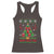 Funny Xmas Grilling Racerback Tank Top Merry Grill Mas Santa Grilling BBQ Smoking Meat