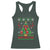 Funny Xmas Grilling Racerback Tank Top Merry Grill Mas Santa Grilling BBQ Smoking Meat