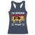 Funny I'd Smoke That Racerback Tank Top Grilling BBQ Weed Retro