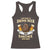 Funny BBQ Beer Lover Racerback Tank Top Just Want To Drink Beer And Smoke Some Meat Beefsteak