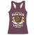 Funny BBQ Beer Lover Racerback Tank Top Just Want To Drink Beer And Smoke Some Meat Beefsteak