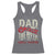 Funny BBQ Grilling Pitmaster Racerback Tank Top Dad The Man The Myth The Grill Master