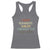 Funny BBQ Grilling Racerback Tank Top I Enjoy Romantic Walks Through The Meat Dept