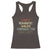 Funny BBQ Grilling Racerback Tank Top I Enjoy Romantic Walks Through The Meat Dept