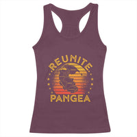 Funny Geologist Reunite Pangaea Racerback Tank Top