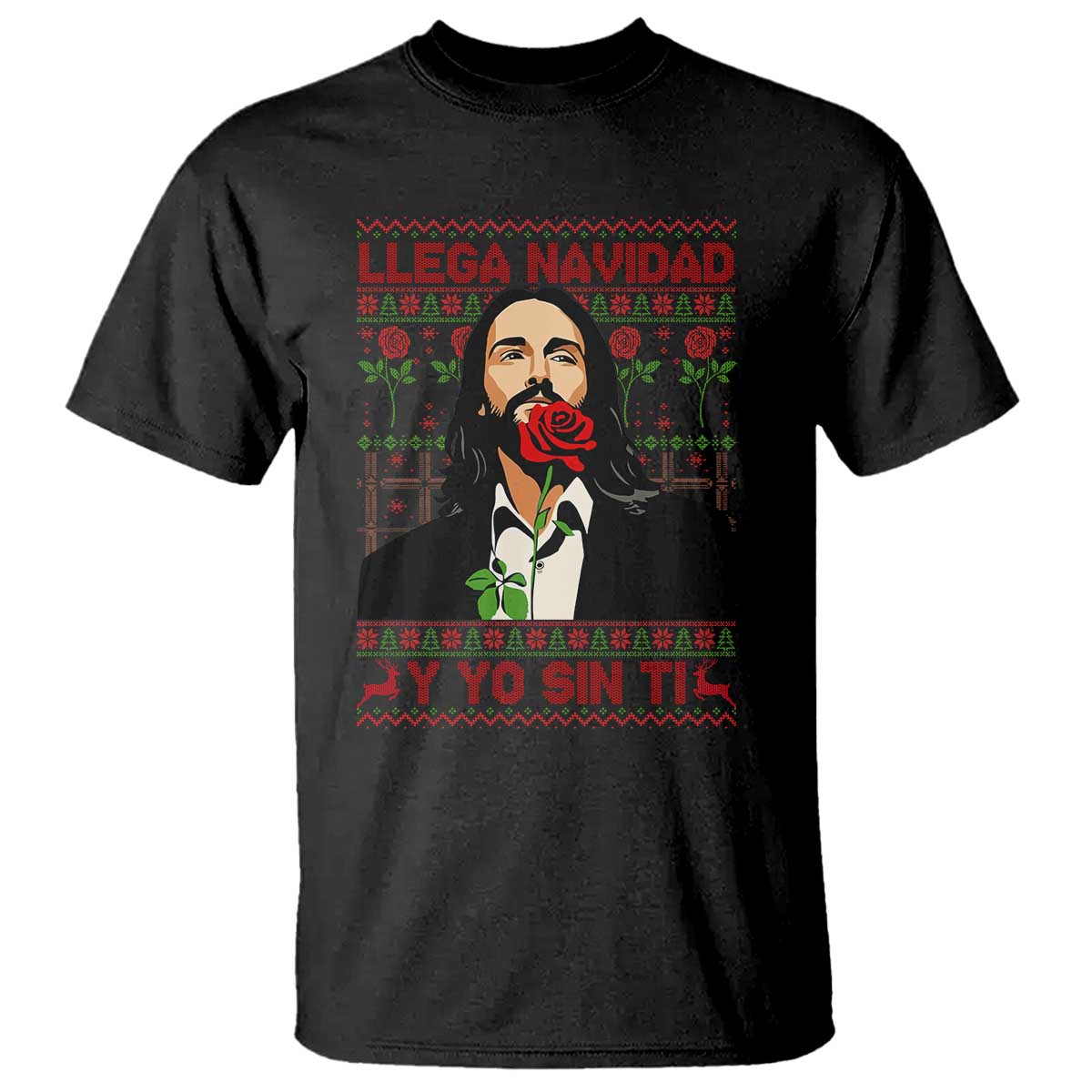 Funny Mexico Xmas T Shirt Llega Navidad Y Yo Sin Ti Mexican Pop Star