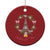 Joyeux Noel Eiffel Tower Christmas In Paris Christmas Ornament - Wonder Print Shop