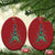 Eiffel Tower Christmas Tree Joyeux Noel Christmas Ornament - Wonder Print Shop