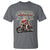 Motorcycle Rider T Shirt American Indian Legendary Retro Biker - Wonder Print Shop