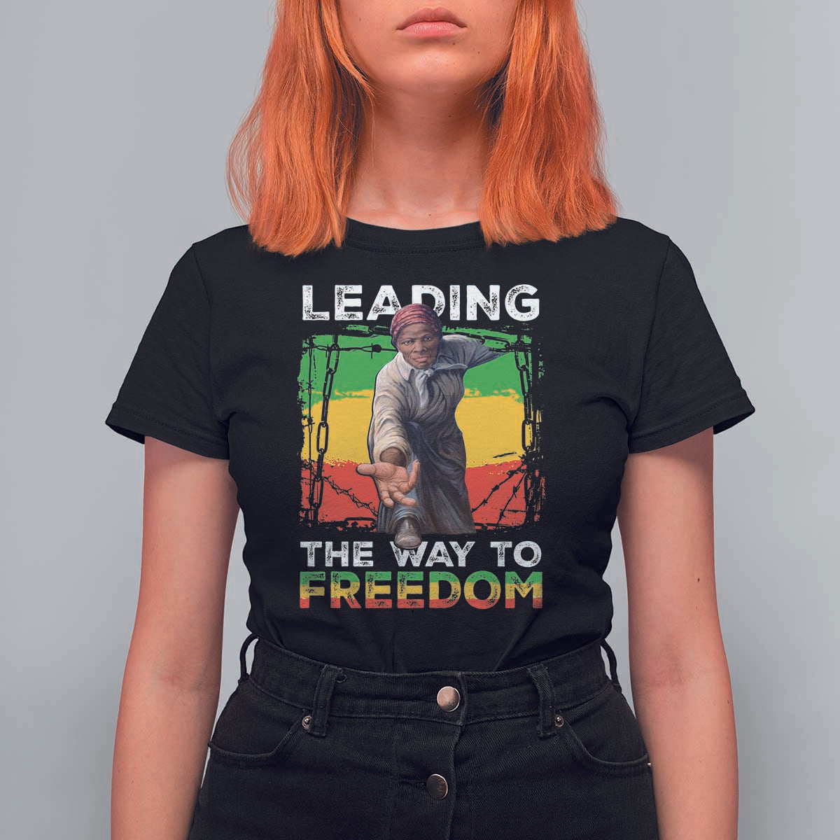 Harriet Tubman T Shirt For Women Leading The Way To Freedom Black History