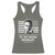 Malcolm X Racerback Tank Top By Any Means Necessary American Flag