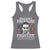 Malcolm X Racerback Tank Top A Man Who Stands For Nothing Will Fall For Anything