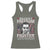 Malcolm X Racerback Tank Top A Man Who Stands For Nothing Will Fall For Anything