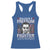 Malcolm X Racerback Tank Top A Man Who Stands For Nothing Will Fall For Anything